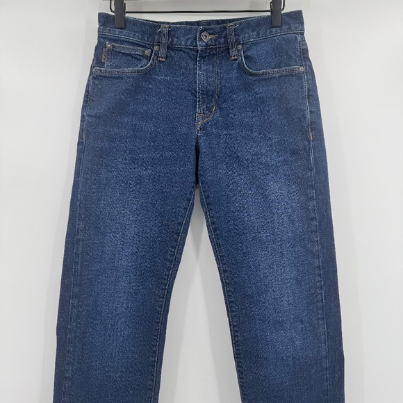 John Varvatos Jeans Men 28 Blue Star USA Denim Dark Wash Classic Straight Leg - Picture 4 of 14